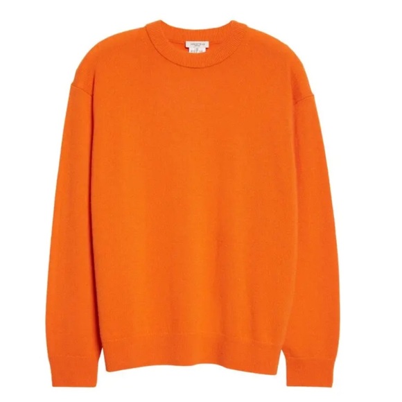 LAFAYETTE 148 NEW YORK Cashmere Sweater - Ember Orange Size L - Picture 4 of 9